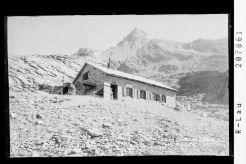 Edmund Grafhütte 2408 m gegen Blankahorn