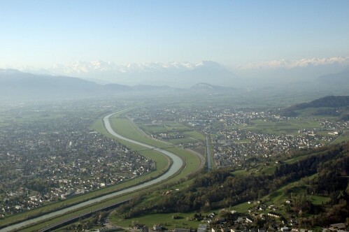 [Rhein; Lustenau; Schweiz - St. Galler Rheintal]