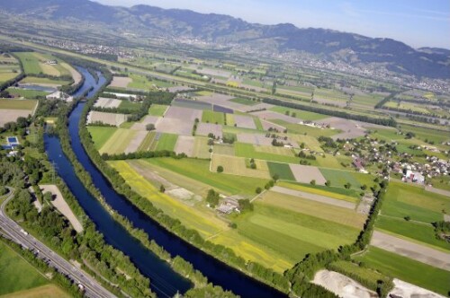 [Hohenems - Alter Rhein, Rheinauen; Schweiz - Diepoldsau]