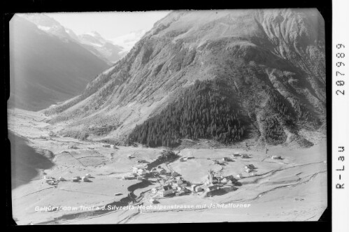 Galtür 1600 m Tirol an der Silvretta Hochalpenstrasse mit Jamtalferner