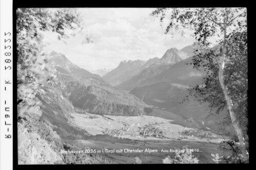 Umhausen 1936 m mit Ötztaler Alpen