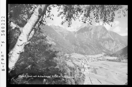 Ötz in Tirol mit Acherkogel 3008 m