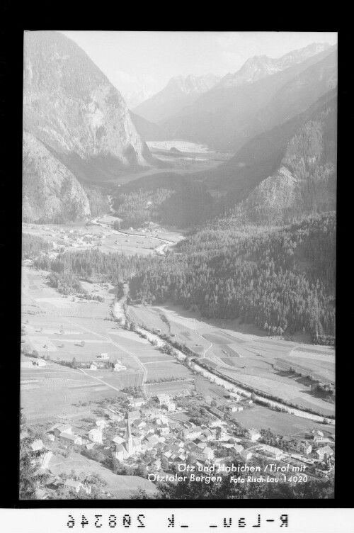 Ötz und Habichen, Tirol mit Ötztaler Bergen