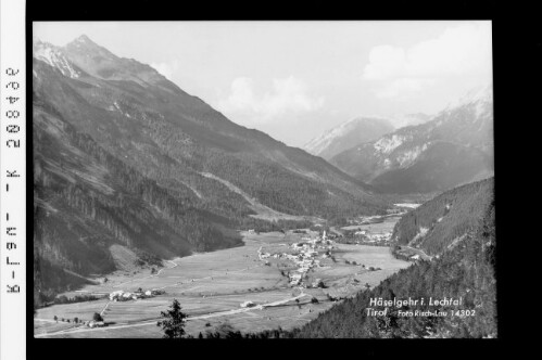 Häselgehr im Lechtal Tirol : [Häselgehr mit Klimmspitze]