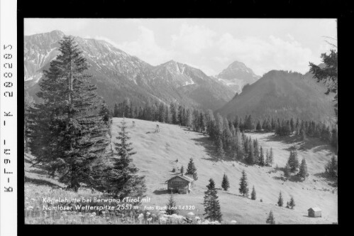 Kögelehütte bei Berwang, Tirol mit Namloser Wetterspitze