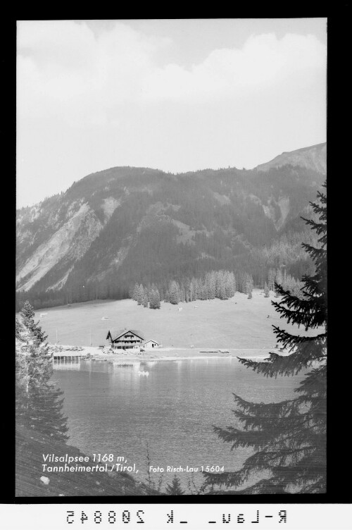 Vilsalpsee 1198 m, Tannheimertal / Tirol