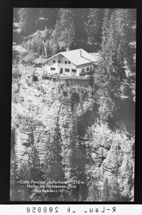 Cafe-Pension Adlerhorst 1330 m, Haller am Haldensee, Tirol : [Berggasthof Adlerhorst ob Haller am Haldensee im Tannheimertal]