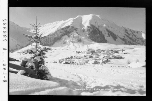 Berwang in Tirol 1336 m mit Hönig 2039 m