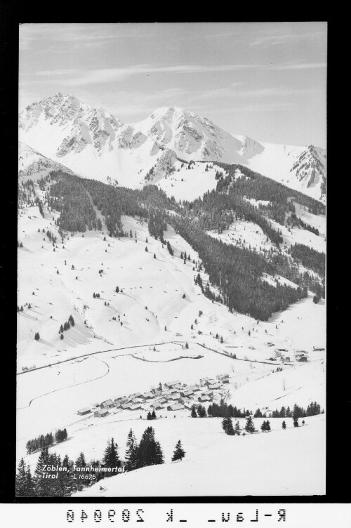 Zöblen, Tannheimertal, Tirol : [Zöblen im Tannheimertal gegen Ponten und Bschiesser]