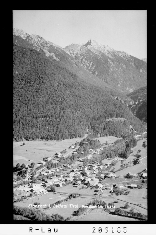 Stanzach im Lechtal Tirol : [Stanzach im Lechtal gegen Knittelkarspitze]