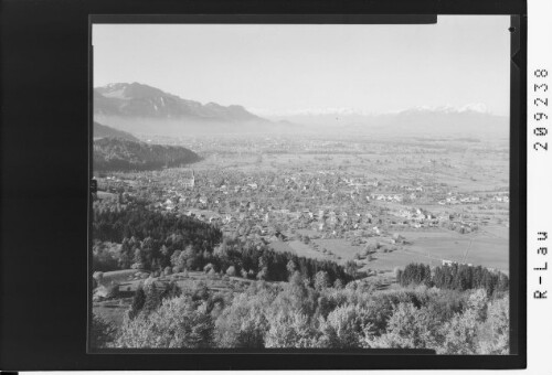 [Schwarzach mit Schuttannen und Säntis]