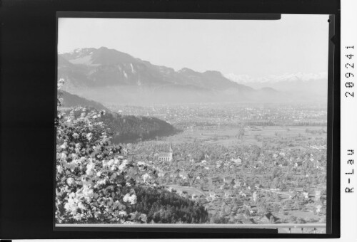 Schwarzach / Vorarlberg : [Schwarzach gegen Schuttannen und Balfrieser Berge]