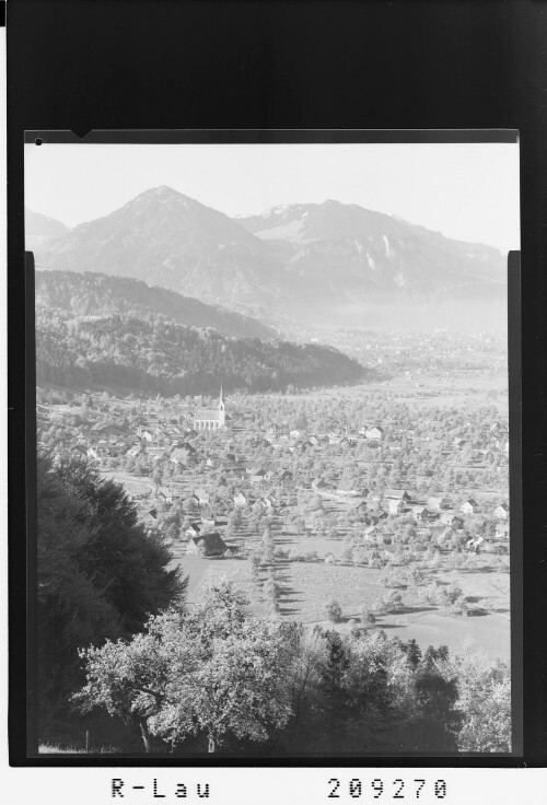 Schwarzach / Vorarlberg : [Schwarzach gegen Dornbirn mit Staufen / Schöner Mann und Hohe Kugel]