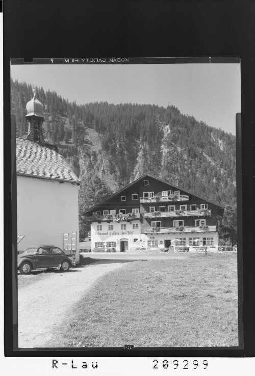 [Gasthof Rot-Flüh in Haldensee bei Grän im Tannheimertal / Ausserfern / Tirol]