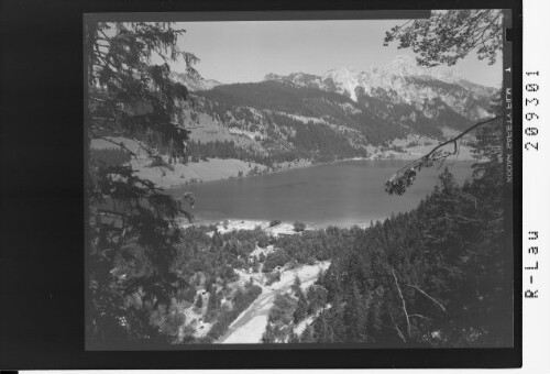 [Blick auf den Haldensee mit Haller und Rote Flüh]