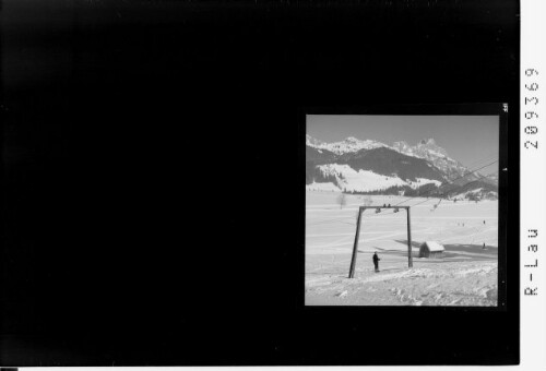 Skilift, Grän Tannheimertal, Tirol : [Skilift bei Grän im Tannheimertal gegen Gimpel und Rote Flüh]