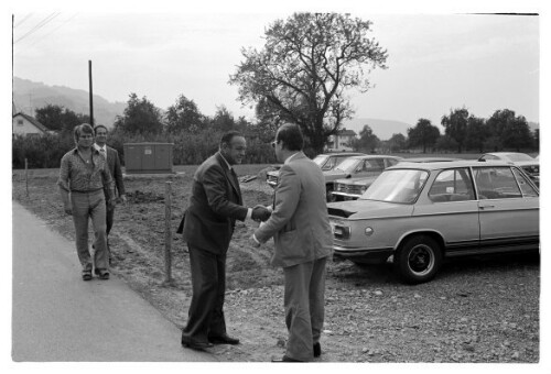 Landesrat Gasser, Gemeindebesuch Gaißau, Firma Plangger und Wolf