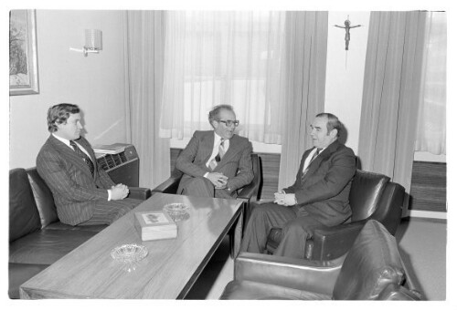 Russische Botschafter Michail T. Efremov bei Landeshauptmann Herbert Keßler