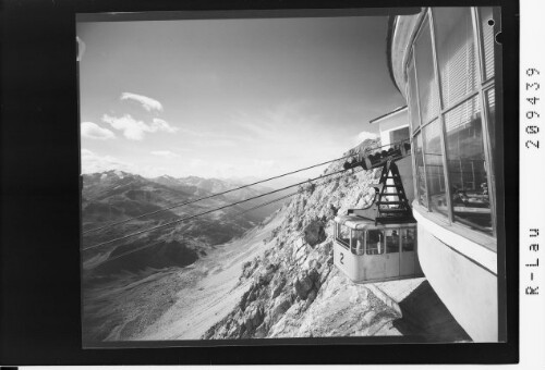 [Blick von der Vallugagratstation zum Kaltenberg und in den Rhätikon]