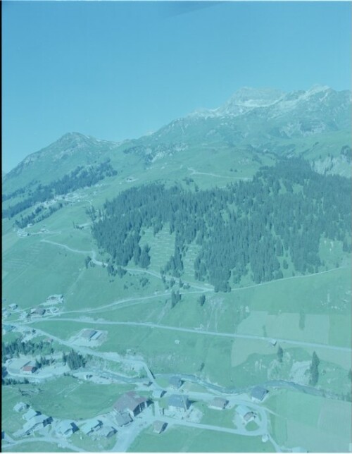 Straßenplanung, Luftaufnahmen Oberlech