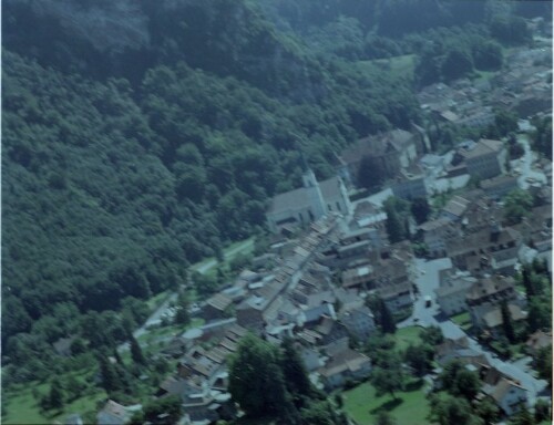 Straßenplanung, Luftaufnahmen Hohenems Zentrum