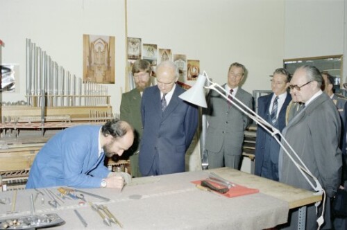 Kirchschläger Besuch, Orgelbau Rieger