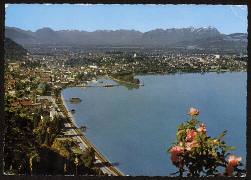 [Bregenz] : [Bregenz am Bodensee gegen die Schweizer Berge Österreich ...]