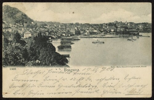 Bregenz : [Correspondenz-Karte An ... in ...]