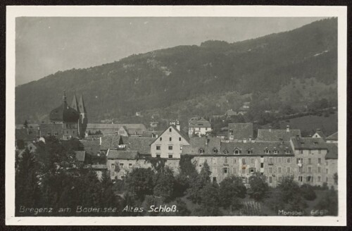 Bregenz am Bodensee. Altes Schloß