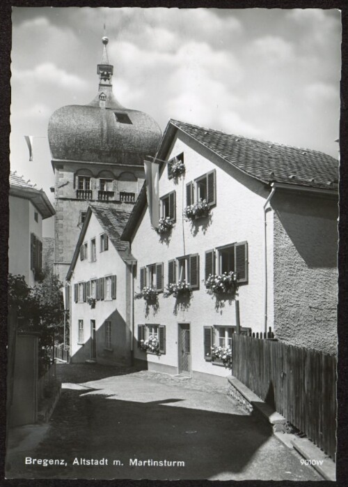 Bregenz, Altstadt m. Martinsturm