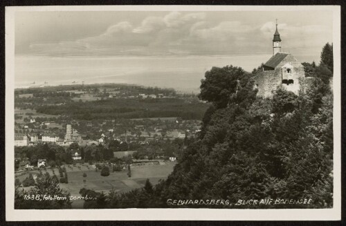 Gebhardsberg, Blick auf Bodensee