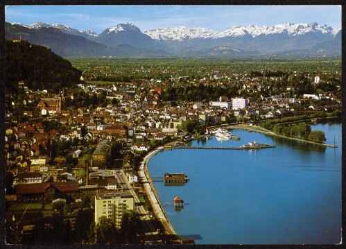 [Bregenz] : [Bregenz am Bodensee mit Schweizer Bergen ...]