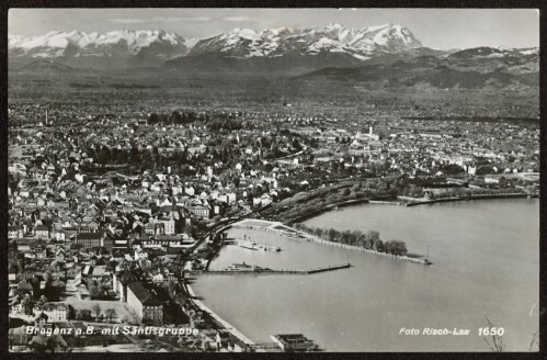 Bregenz a. B. mit Säntisgruppe
