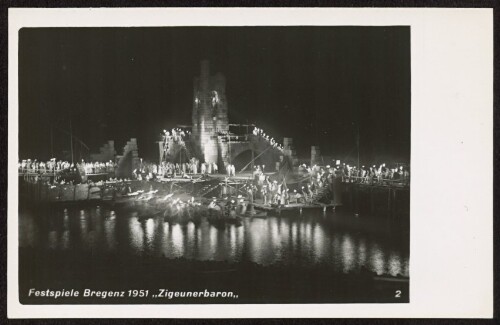 Festspiele Bregenz 1951  Zigeunerbaron 