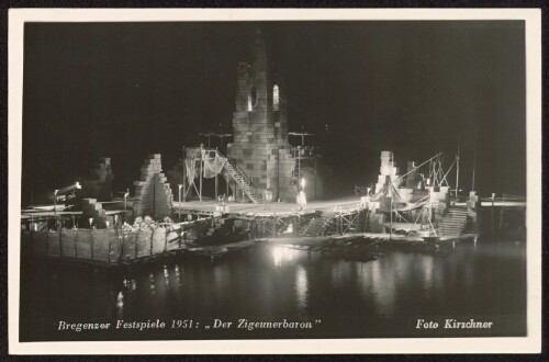 Bregenzer Festspiele 1951:  Der Zigeunerbaron 