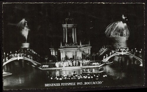 Bregenzer Festspiele 1953  Boccaccio 