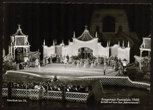 Bregenzer Festspiele 1960 : Wiener Staatsopern - Ballett  Schwanensee 