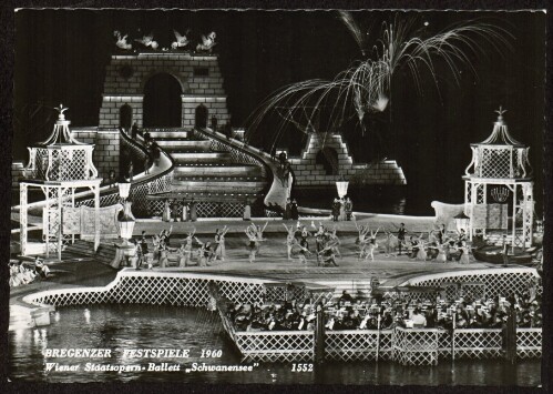 Bregenzer Festspiele 1960 : Ballett auf dem See  Schwanensee 