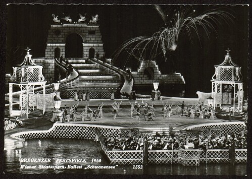 Bregenzer Festspiele 1960 : Ballett auf dem See  Schwanensee 