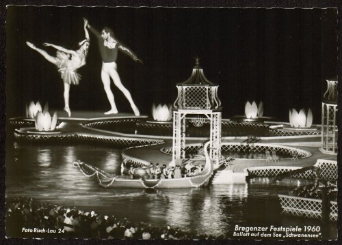 Bregenzer Festspiele 1960 : Ballett auf dem See  Schwanensee 