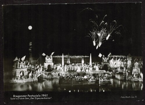 Bregenzer Festspiele 1961 : Spiel auf dem See  Der Zigeunerbaron 