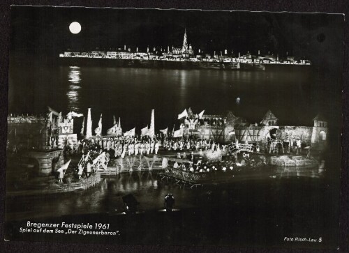 Bregenzer Festspiele 1961 : Spiel auf dem See  Der Zigeunerbaron 