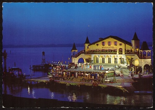 [Bregenzer Festspiele 1969] : [Spiel auf dem See  Hochzeit am Bodensee  Operette (Welt-Uraufführung) von Robert Stolz ...]