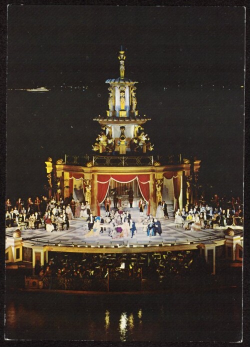 [25 Jahre Bregenzer Festspiele] : [Spiel auf dem See 1970  Die Fledermaus  Operette von Johann Strauß ...]