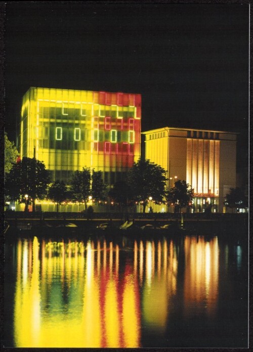 [Kunsthaus Bregenz] : [Kunsthaus Bregenz Karl Tizian Platz A-6900 Austria Architekt: Peter Zumthor Fassadeninstallation: Keith Sonnier VBK/Wien, 2000 ...]