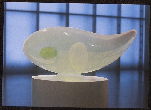 [Kunsthaus Bregenz Karl Tizian Platz A-6900 Bregenz] : [Mariko Mori Wave UFO, Kunsthaus Bregenz 8.2. - 23.3.2003  Wave UFO model , 2002, Foyer ...]