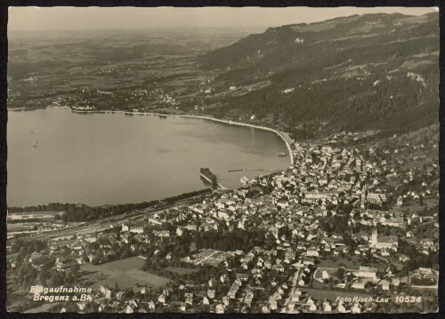 Flugaufnahme : Bregenz a. Bodensee