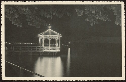 [Bregenz Fischersteg bei Nacht]