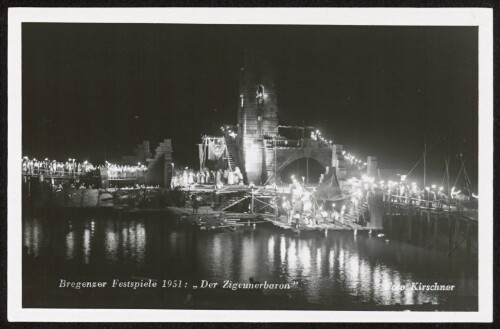 Bregenzer Festspiele 1951:  Der Zigeunerbaron 