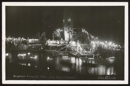 Bregenzer Festspiele 1951:  Der Zigeunerbaron 